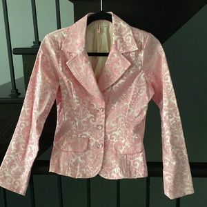 Vintage style jacket feels looks like valour and silk